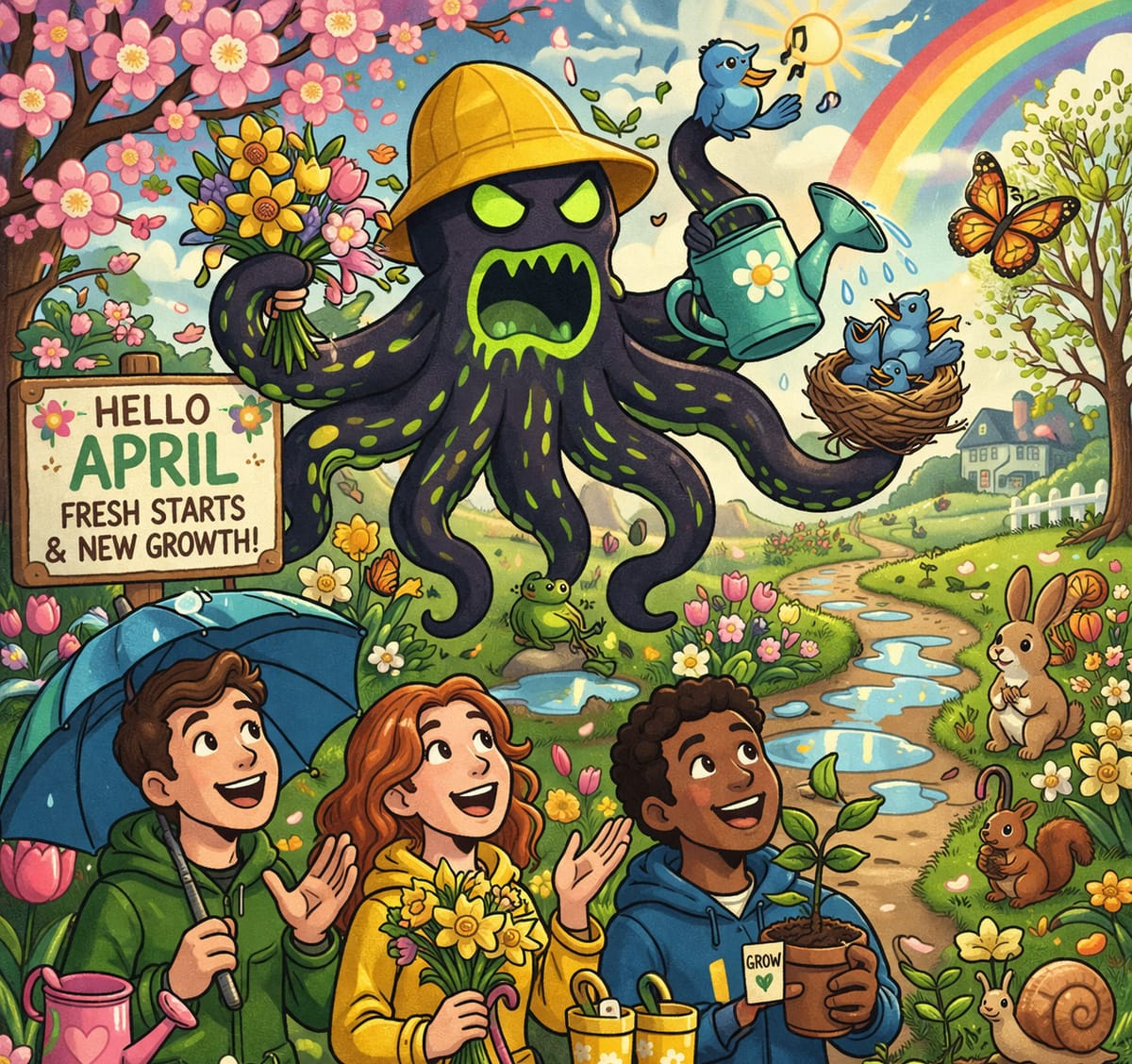 April Squid Drop (Covering March)